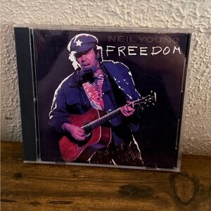 Warner Bros. Neil Young Freedom CD - Black and Red